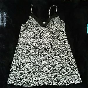 Cheetah Print Nightgown Women's XL